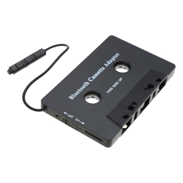 Konverter bil svartelefon kassettadapter USB-lading Bluetooth-kompatibel E0003