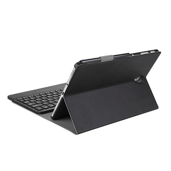 Ultraohut irrotettava Bluetooth näppäimistön case Galaxy Tab S4 10.5 T830 / T835:lle, pidikkeellä (musta)