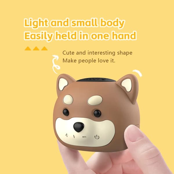 Bluetooth-högtalare Tk801, Bluetooth 5.0 Liten Högtalare (Shiba Inu)