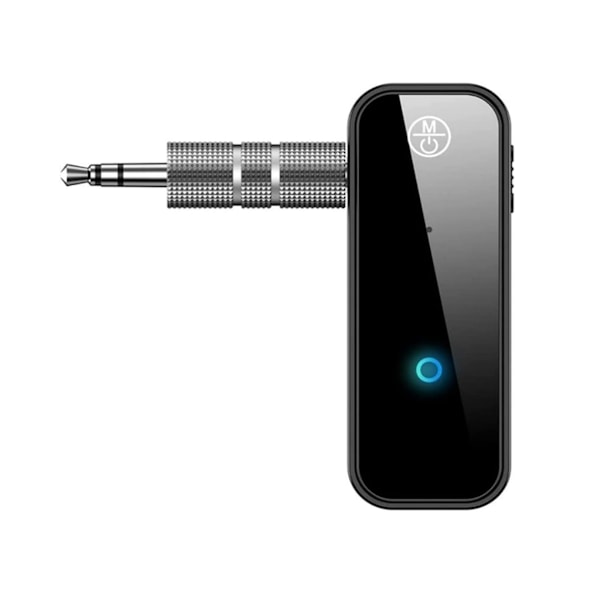 Bluetooth 5.0 Lydadapter 3,5 mm Aux Bil Transmitter Modtager, Mini Trådløs Bluetooth Lydadapter (Sort,