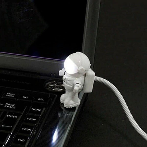 Creative Spaceman USB bordslampa Nattljus Modestudie Läsning Fixerbar baby