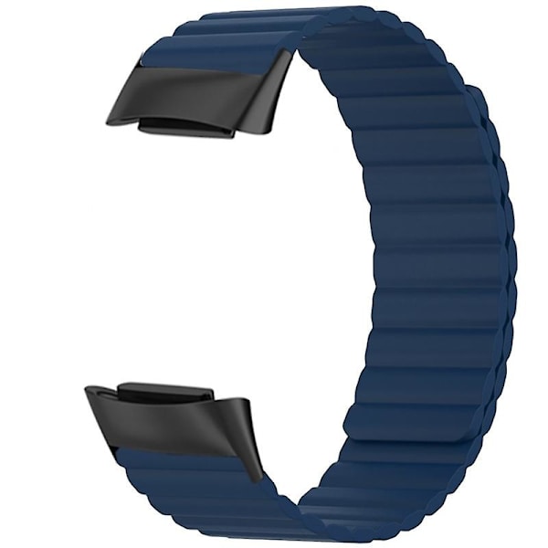 Soft Loop for Charge 6/5 Smartwatch Snabbkopplingsarmband magnetiskt armband Navy blue