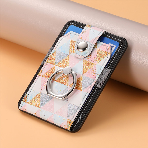 Magsafe magnetisk korthållare, färgglad korthållare ring N52 baksug Magic Space