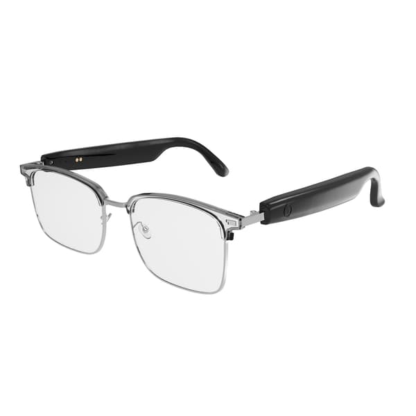 Smarte briller Gs13, farveskiftende intelligent Bluetooth-opkalds-touch-headset (sølv-sort)