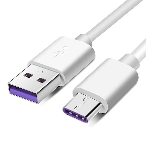 0,3m/1m/1,5m/2m Led 5a USB Typ C-kabel Snabbladdningskabel för Samsung Galaxy Mi Huawei Note 7 Data Usb-c-kabelladdarsladd