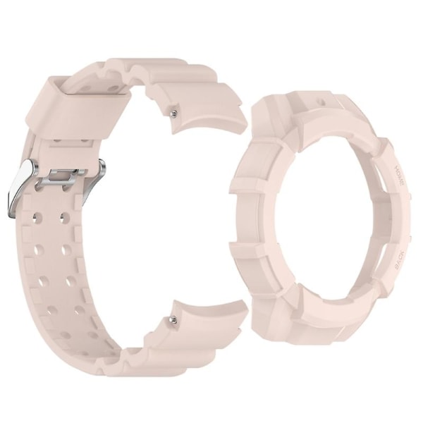 Dammtät hölje för Watch 6 40 mm Smartwatch Case och watch Pink