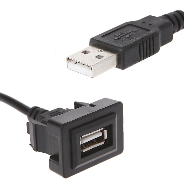 Aux USB-portkabel 12-24V sladdkabel USB-laddningsadapter för Vios/