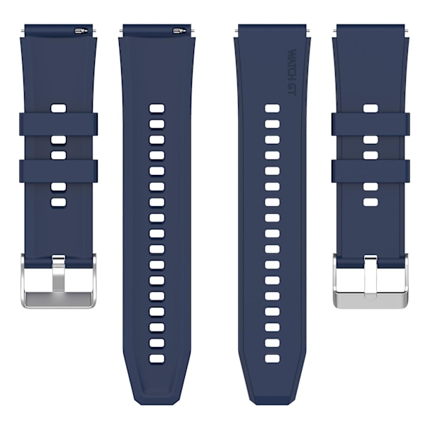 Silikoneurrem til Huawei Watch GT 3 Pro 43mm 20mm Dark Blue