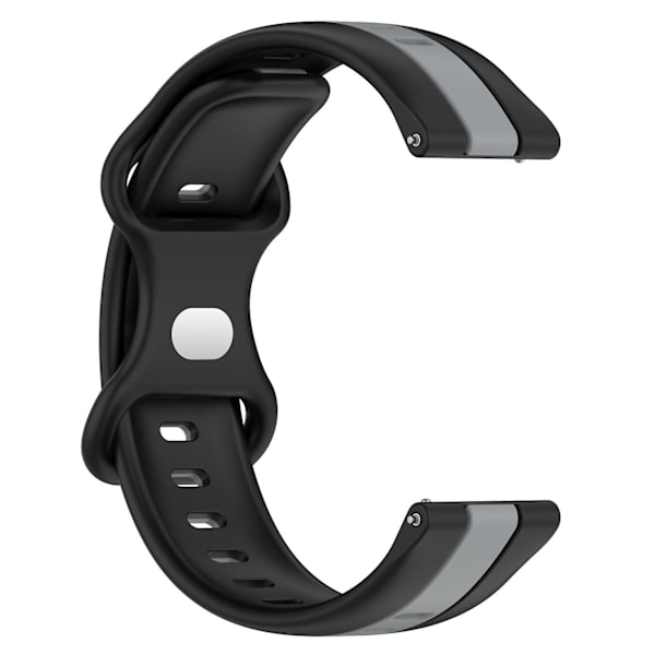 Silikonklockarmband för Garminmove Luxe Black Grey