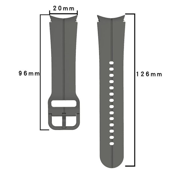 Håndledsremme til Samsung Galaxy Watch6 40mm 44mm/Watch6 Classic 43mm 47mm/Watch 5 40mm 44mm/5 Pro 45 Blue, Blue G Samsung Galaxy Watch 5