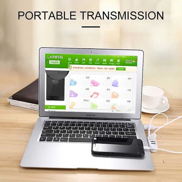 Ryra 3usb Port Hub Universal 3a Laddare Converter Extension Mini USB Dockningsstation USB Hub Digital Datakabel För Dator 30cm