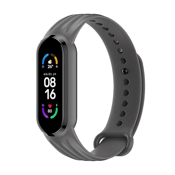 Silikone urrem til Xiaomi Mi Band 6/5 Khaki