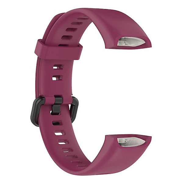 Vaihdettava säädettävä silikoniranneke Huawei Watch Band 4:lle (ADS-B29) Wine Red