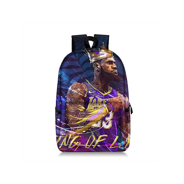 Basketball Printing Backpack for Students-11