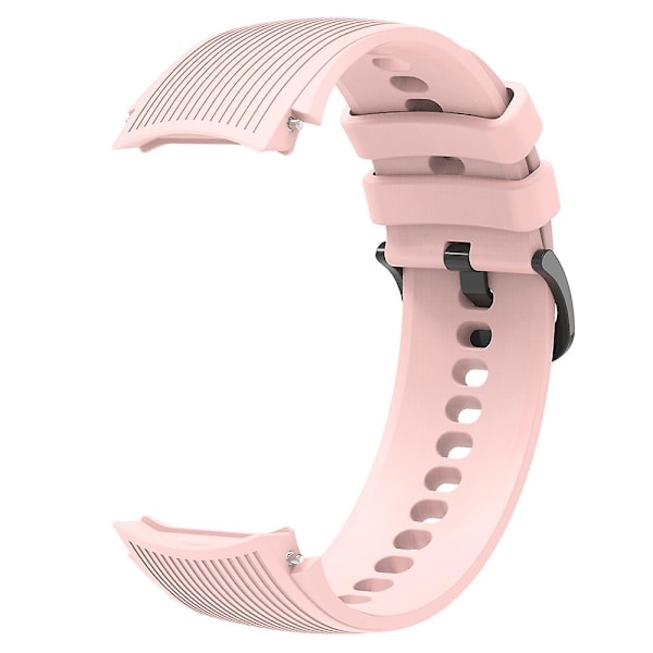 Mjuk silikonersättningsrem för Oppo Watch X, justerbart armband Rose Pink