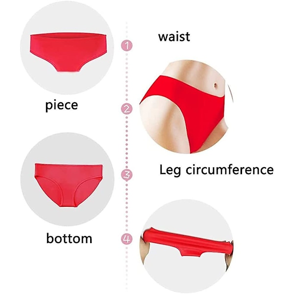 Simbyxor för kvinnor. Vattentät Beach Elastic Silikon Anti-läckage Menstruation