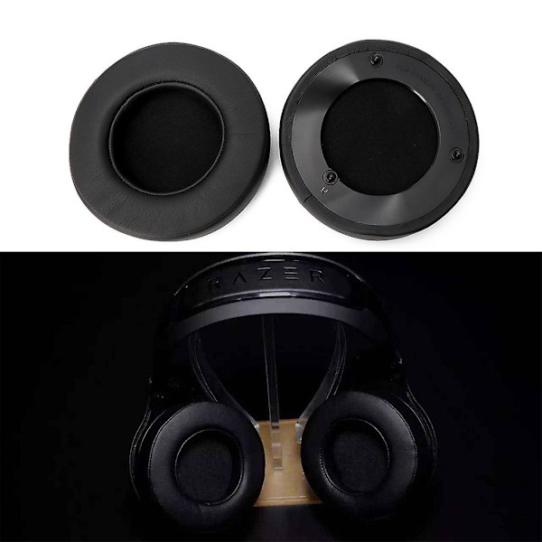 Elastisset korvatyynyjen pehmusteet Razer Mano'war 7.1 -kuulokkeisiin