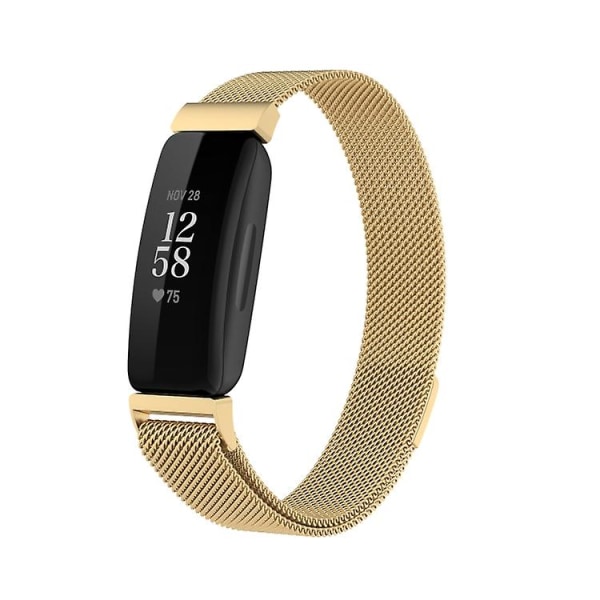 Fitbit Inspire 2 Milanese Watch Band UDD:lle Gold