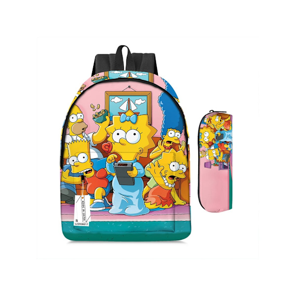 Student Rygsæk The Simpsons To-delt Sæt-9