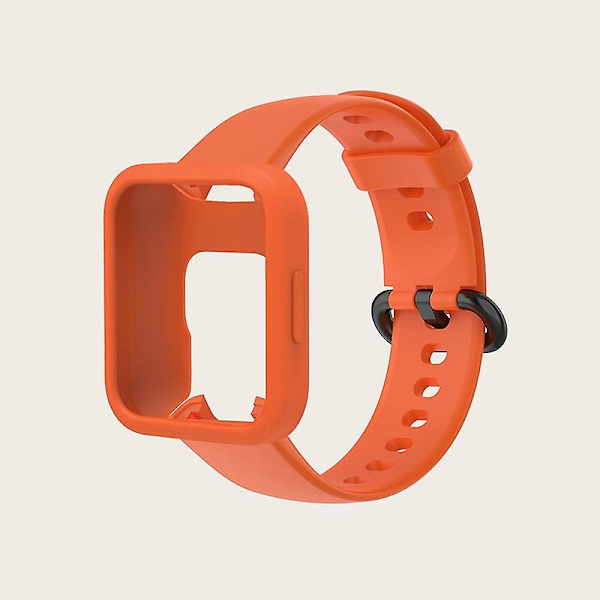 Til Xiaomi Redmi Watch 2mi Watch 2 Lite Watch Band Strap+Watch Case - Elfenbenshvid/Elfenbenshvid Multicolor J Xiaomi Redmi Watch 2