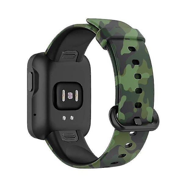 Til Xiaomi Redmi Watch 2/Horloge 2 Urrem 21,6mm Quick Release Urrem med Spænde til 5,5-8 Green, Camo Green G Xiaomi Redmi Watch 2