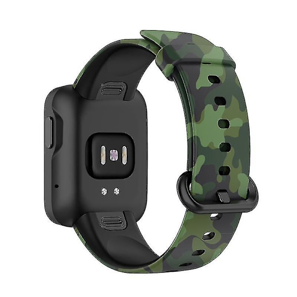 Xiaomi Redmi Watch 2/Horloge 2 -rannekke 21,6 mm pikalukitusrannekke soljella 5,5-8 tuumaa Green, Camo Green G Xiaomi Redmi Watch 2