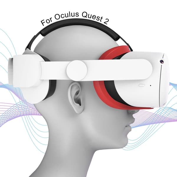 Kasvotyyny – Meta/Oculus Quest 2 VR-lisävarusteille (valkoinen)