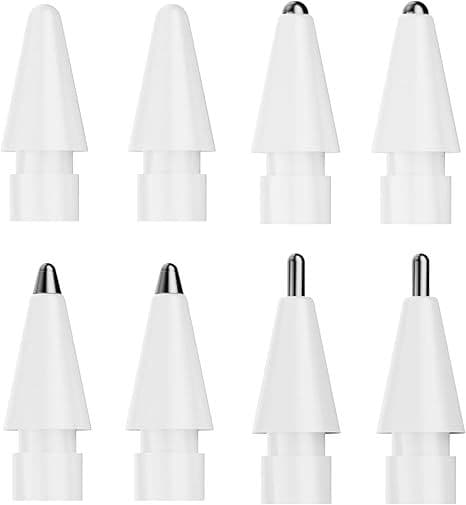 Udskiftningsspidser - 8-pak til Apple Pencil 1./2. generation/USB-C/Pro (2H spids*2..)