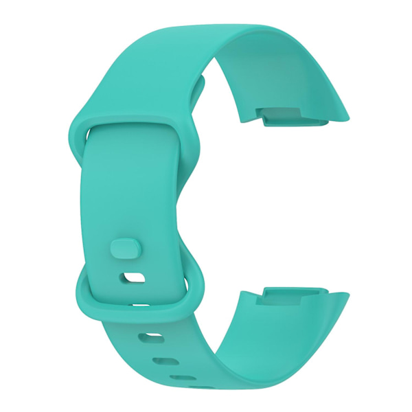 For Fitbit Charge 5 erstatningsklokkestropp i stor størrelse Light green