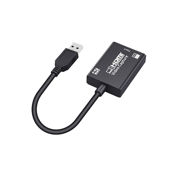 4K Hdmi til Usb3.0 med kabelholder