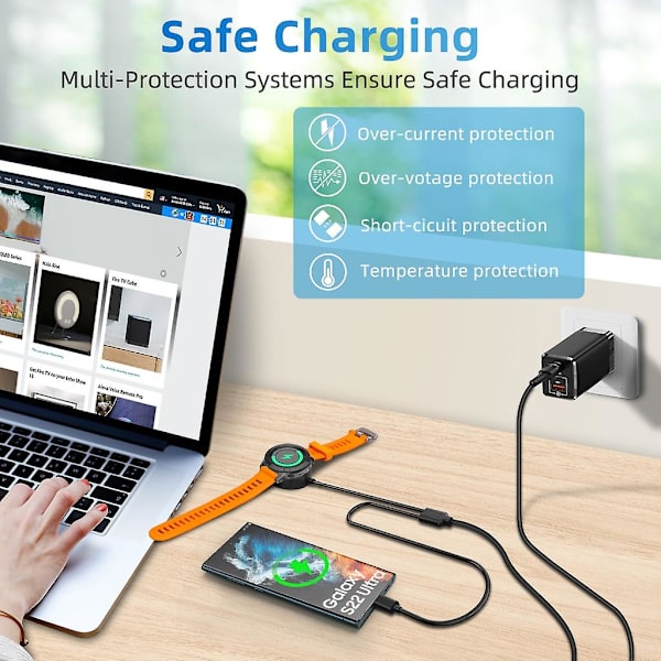 Laddningsställ för laddare USB-laddningskabel Strömadapter för Fenix 5 5s 6 7 945 245