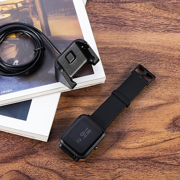 Magnetisk stativ ladestasjon strømadapter dock for Huami Amazfit Bip A1608