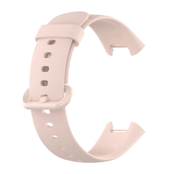 Passer til Redmi Watch 2 Lite Solid Farge Silikon Erstatningsarmbånd Light Pink