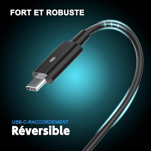 Laddare för Dell 65W USB C Latitude 5420 5290 7490 5520 5285 5179 5480 5400 Nätadapter
