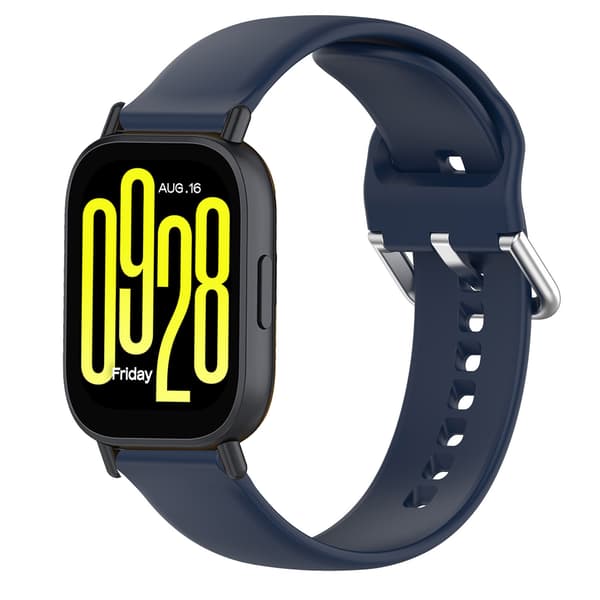 Rem til Redmi Watch 5 Active/Lite, blød åndbar quick release (kompatibel, mørkeblå)
