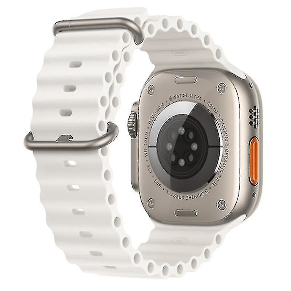 Klokkestropper Ocean-stropp for Apple Watch Ultra 49mm/Series 8/7 45mm/6/5/4/SE/SE (2022) 44mm/3/2/1 42 Starlight A Apple Watch Ultra 49mm