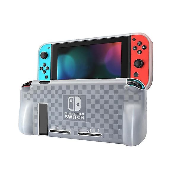 För Nintendo Switch Tpu skyddande skal White