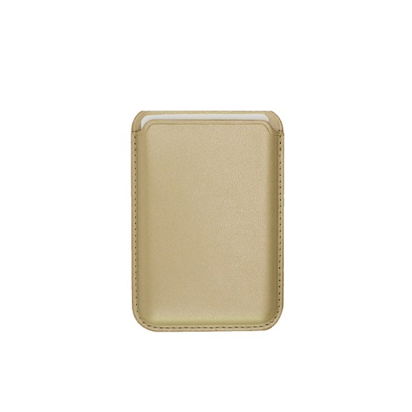 Unisex Plånbok, Magsafe Korthållare För Iphone, 6,6 x 0,5 x 9,4 cm (Guld)