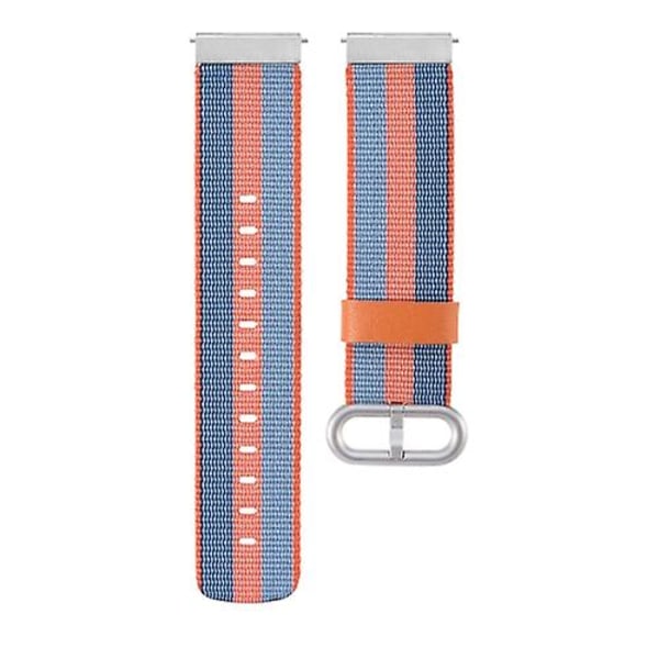 För Garmin Vivoactive 3 Nylon watch med spänne OQE Yellow Blue