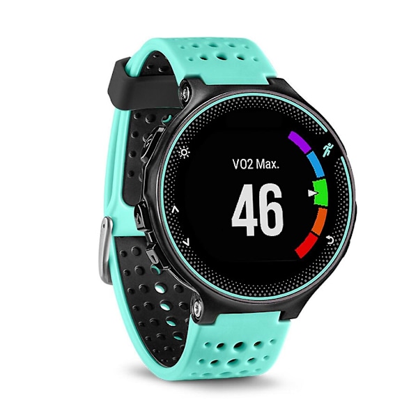 To-farvet urrem til Garmin Forerunner 235 Mint Green Black