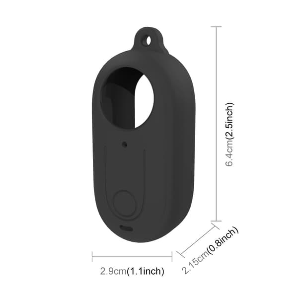 Silikonskydd - För Insta360 Go 3, Med linsskydd (Vit)