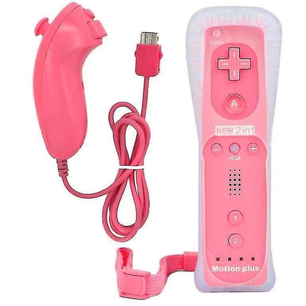 Wii Controller-sæt Motionplus, Bulk Pink