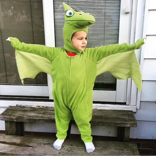 2022 Pterodactyl Playsuit for barn Cosplay Dinosaur Performance-kostyme 140