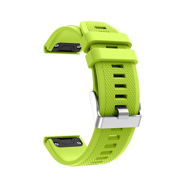 For Garmin Fenix 5 Silikon Watch Band (Hvit) For Garmin Fenix 5 Lime