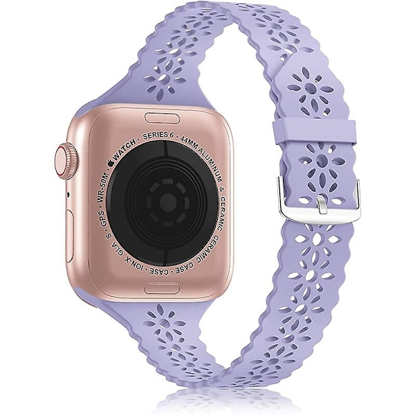 Smartwatch-reim for håndleddet til Apple Watch Series 9/8/7 41mm/6/5/4/SE (2023)/SE(2022)/SE 40mm/3/2/1 Light purple C Apple Watch Series 9 4