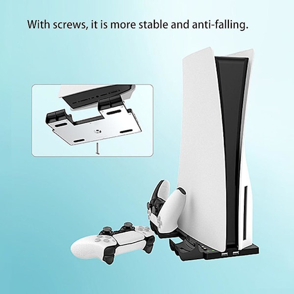 Dualsense Dock Cradle Ladestation Til Ps5 Trådløs Controller
