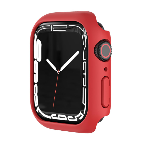 Case Apple Watch cover 41mm 45mm 44mm 40mm 44mm Lisävarusteet PC suojapuskuri Iwatch Series 6 Se 5 4 3 7 8 42mm 38mm case 44mm series 654SE red