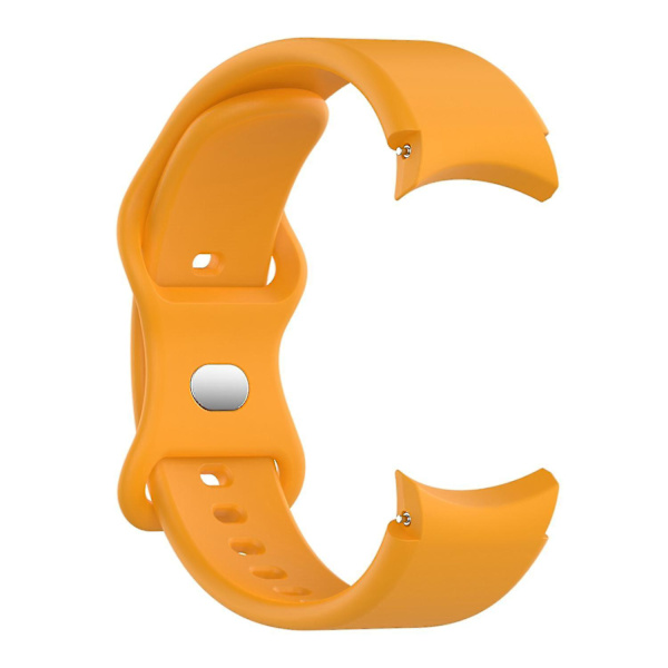 Samsung Galaxy Watch 4/Watch 4 Classic -rannekke 20 mm, rannekoru perhoslu soljella Yellow, Yellow F Samsung Galaxy Watch4