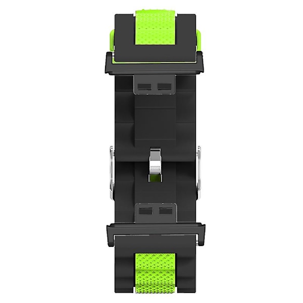 Dual Color Wave Design Silikon Armband Rem för Huawei Watch Fit / Watch Fit Special Edition Black Green