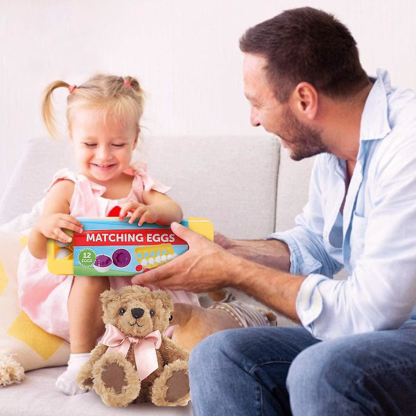 Set – toddler , opettavat värit ja muodot (12 munaa)